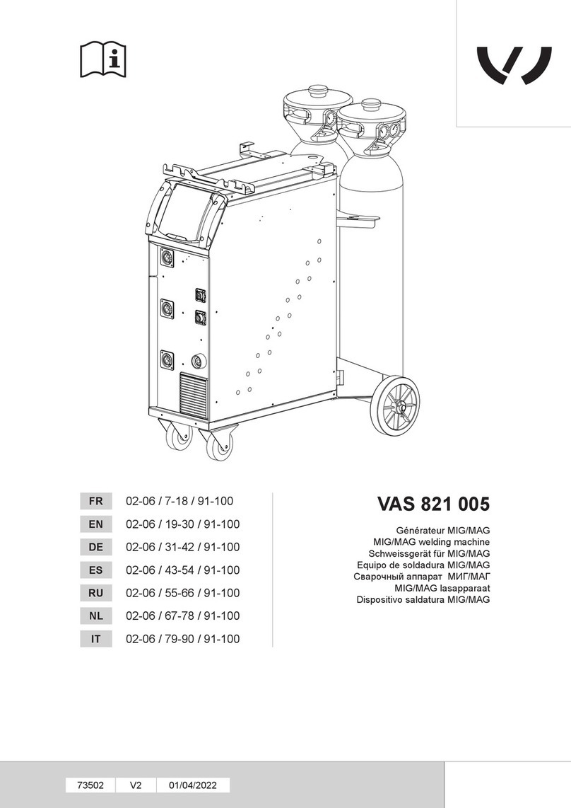 GYS VAS 821 005 User manual