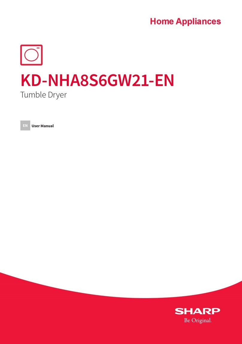 Sharp KD-NHA8S6GW21-EN User manual