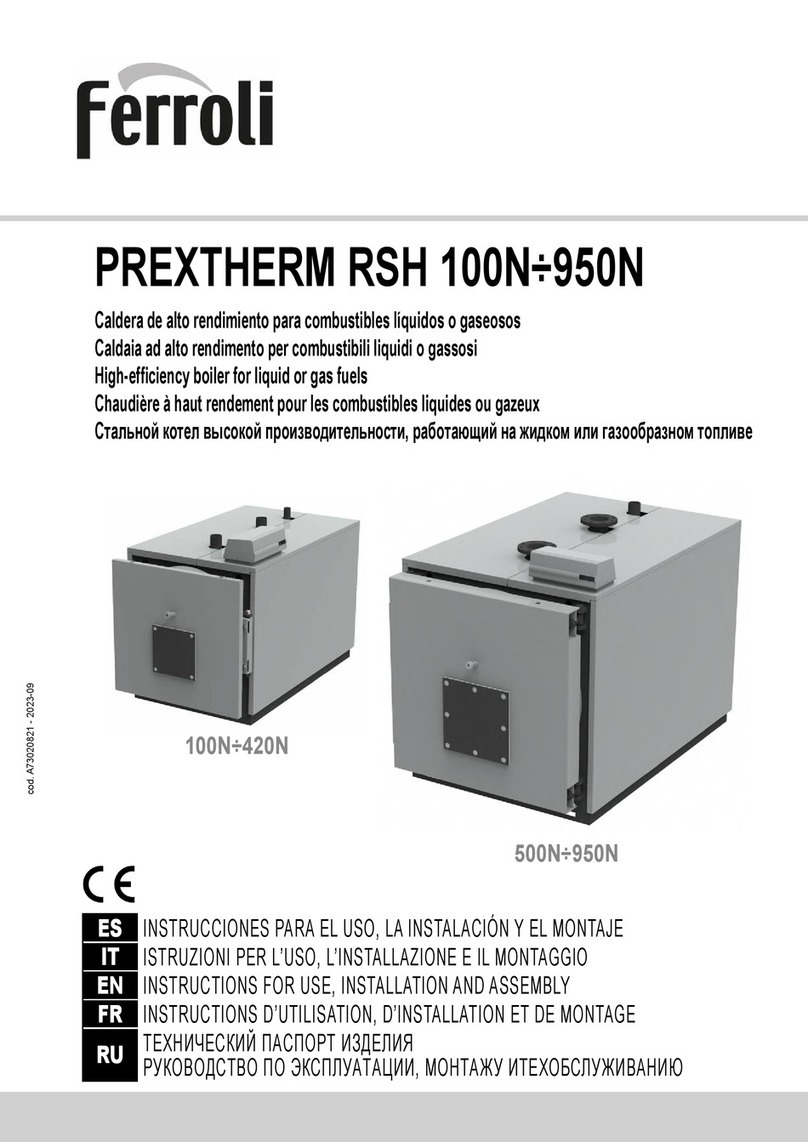 Ferroli PREXTHERM RSH 950N Technical manual