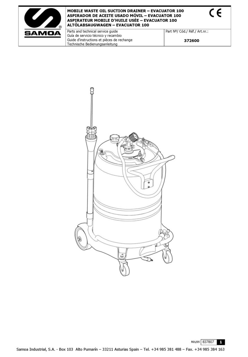 Samoa EVACUATOR 100 User manual