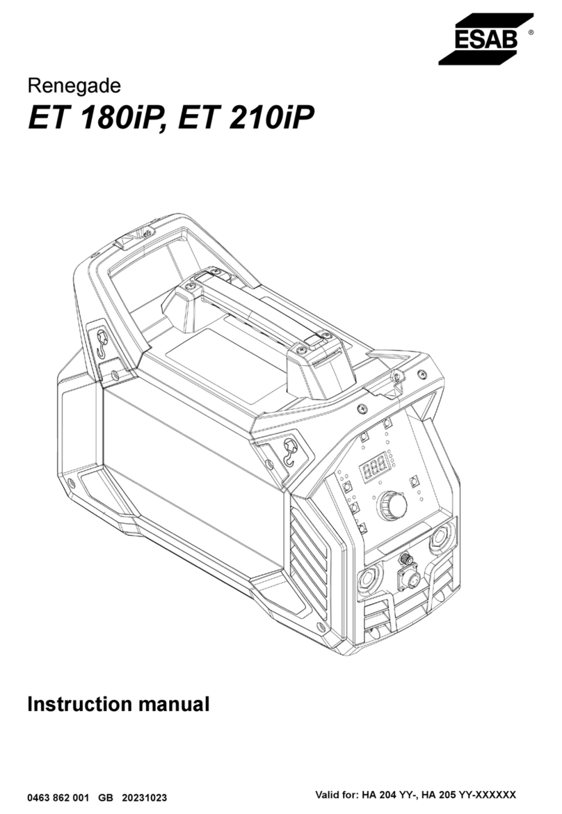 ESAB ET 180iP instruction manual
