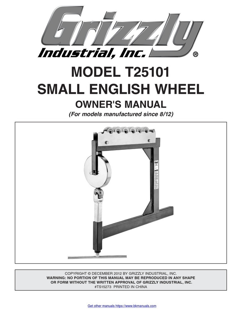 Grizzly T25101 User manual