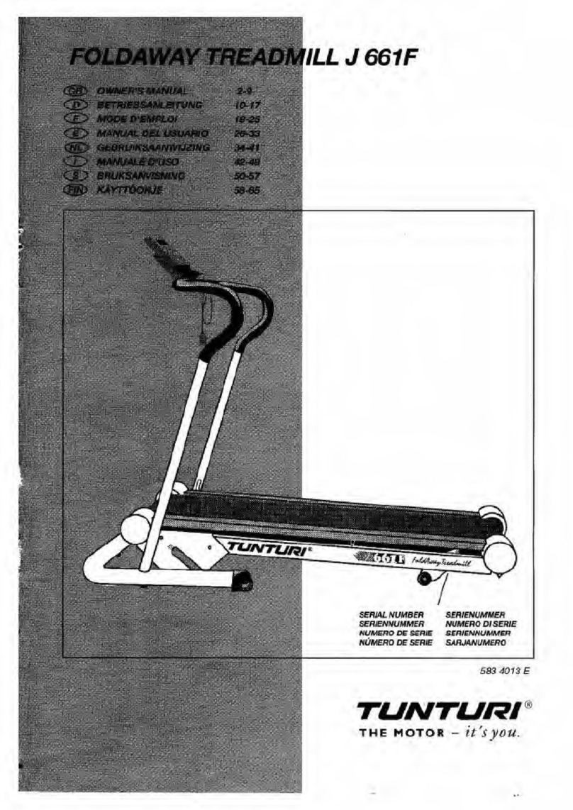 Tunturi J661F User manual
