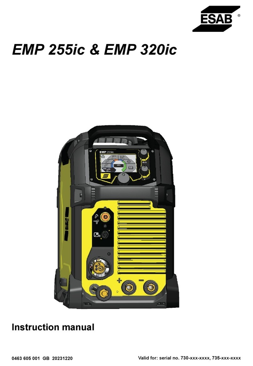 ESAB EMP 320ic instruction manual