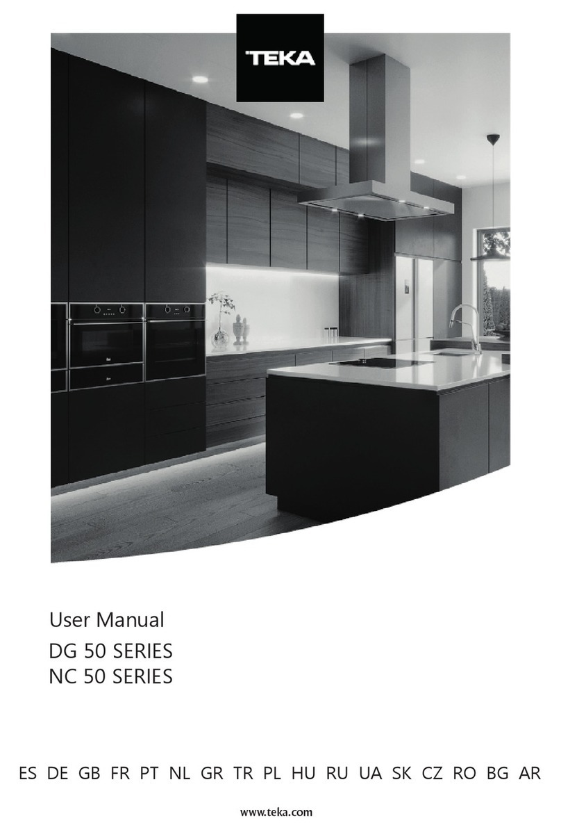 Teka DG 50 Series user manual