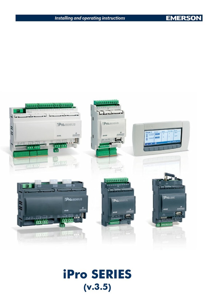 Emerson iPro Series Installing and operating instructions