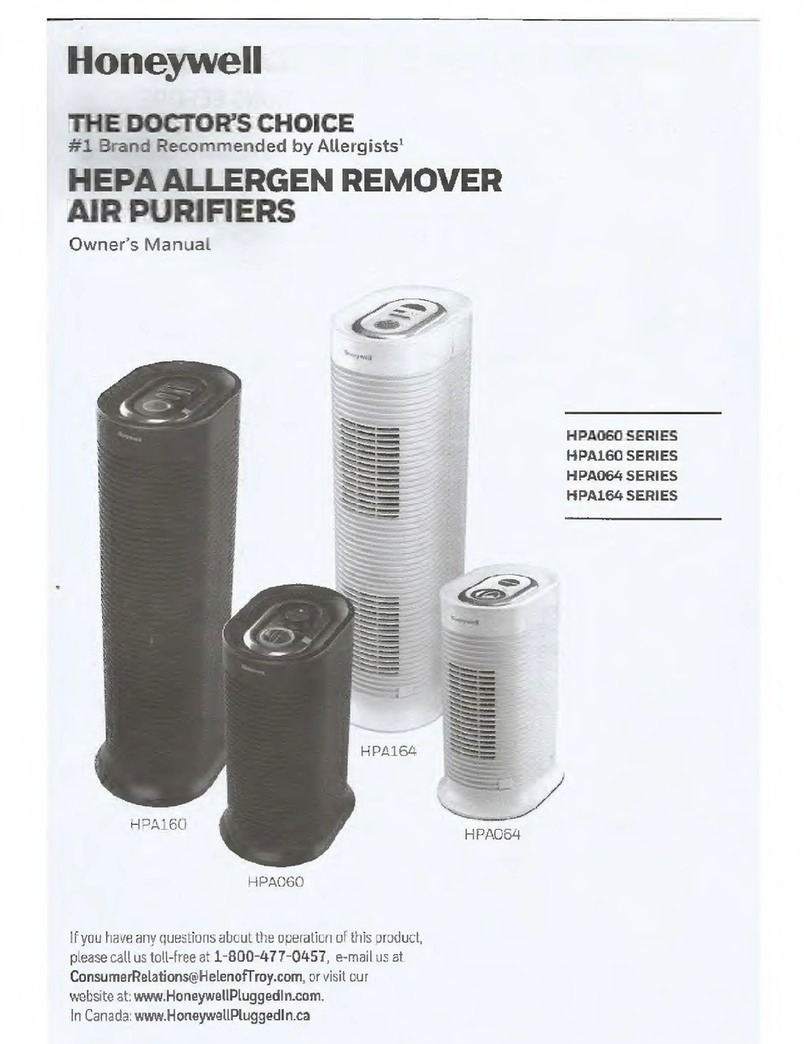 Honeywell HPA060 Series owner's manual