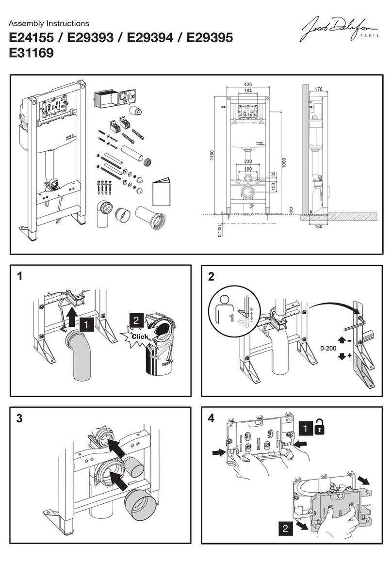 Jacob Delafon E29395 User manual Jacob Delafon E29395 User manual