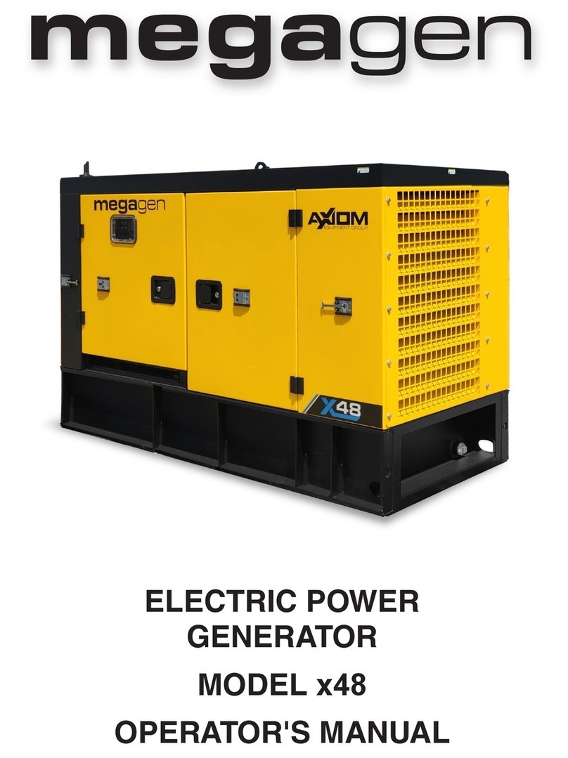Axiom megagen x48 Operator's manual