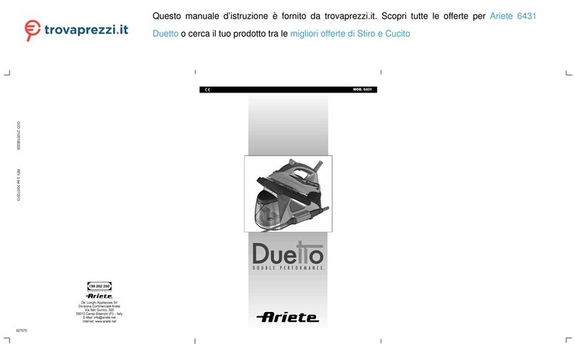 ARIETE Duetto 6431 manual