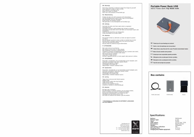 xtorm XB101 manual