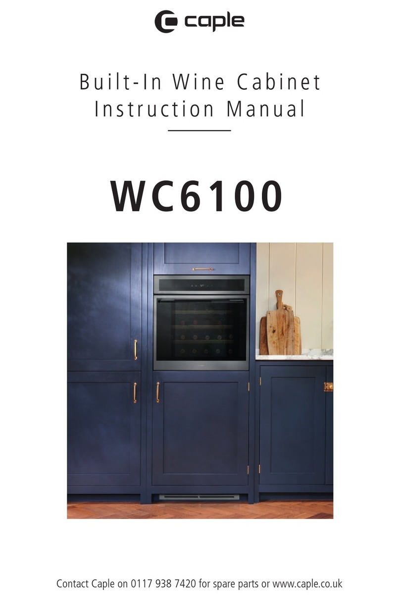Caple WC6100BS User manual