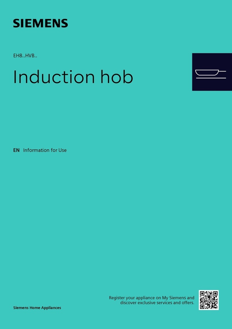 Siemens EH8 HVB Series INFORMATION FOR USE