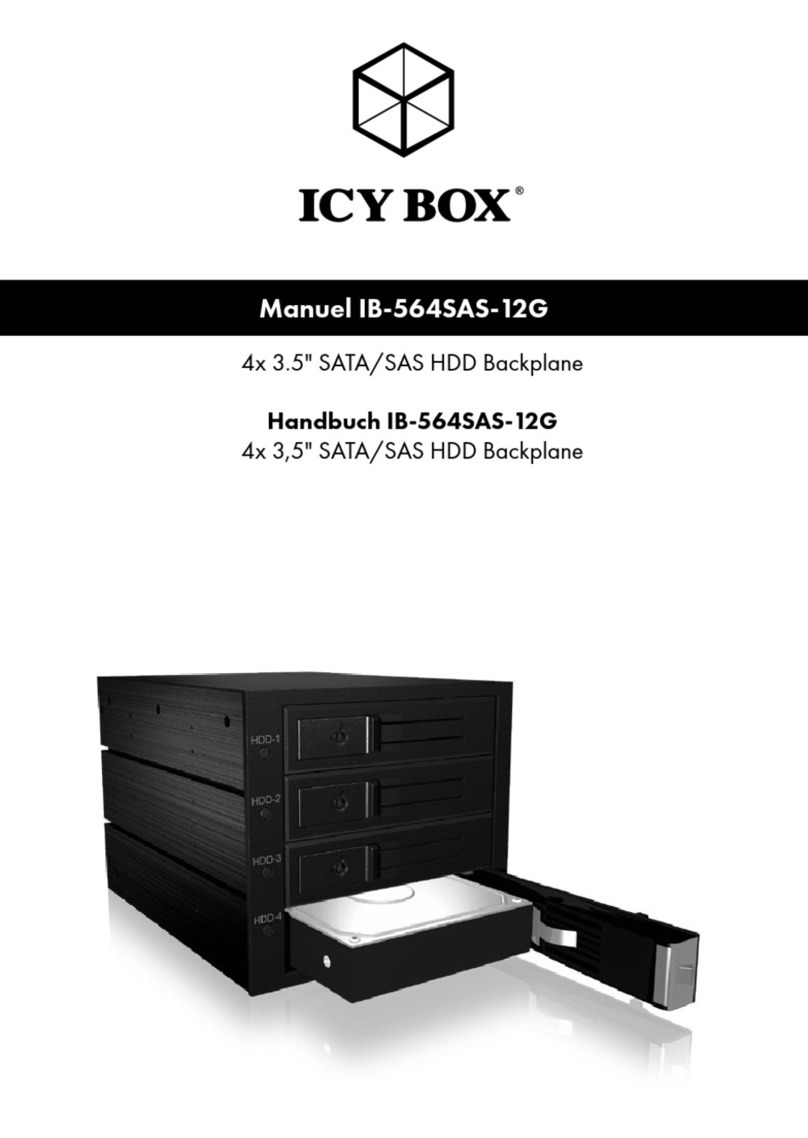 Icy Box IB-564SAS-12G manual