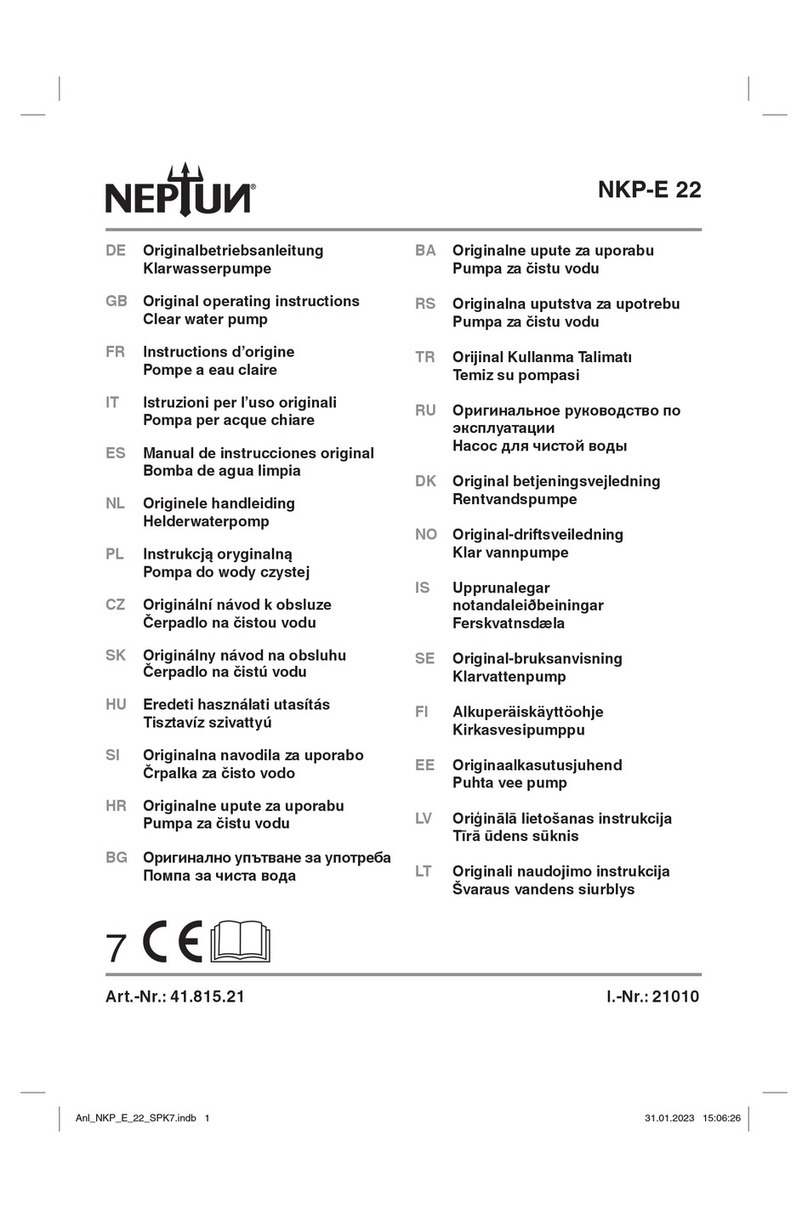 Neptun NKP-E 22 Original operating instructions Neptun NKP-E 22 Original operating instructions