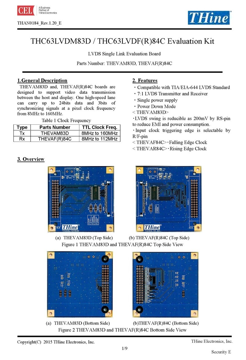 CEL THine THC63LVDR84C manual