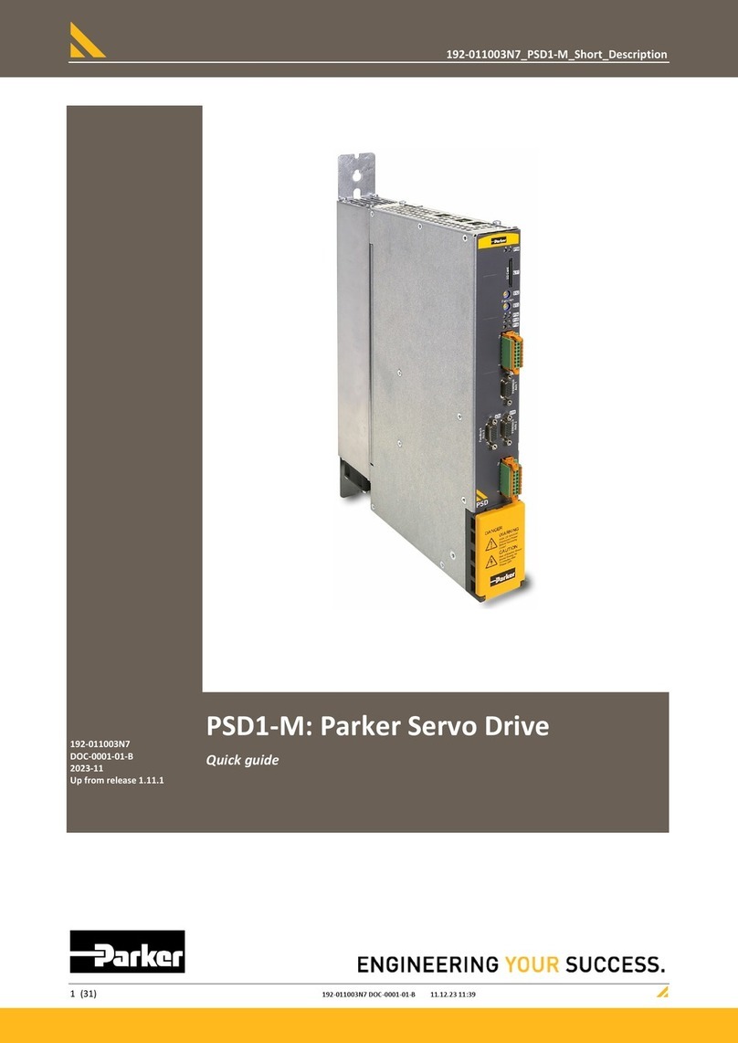 Parker PSD1-S User manual