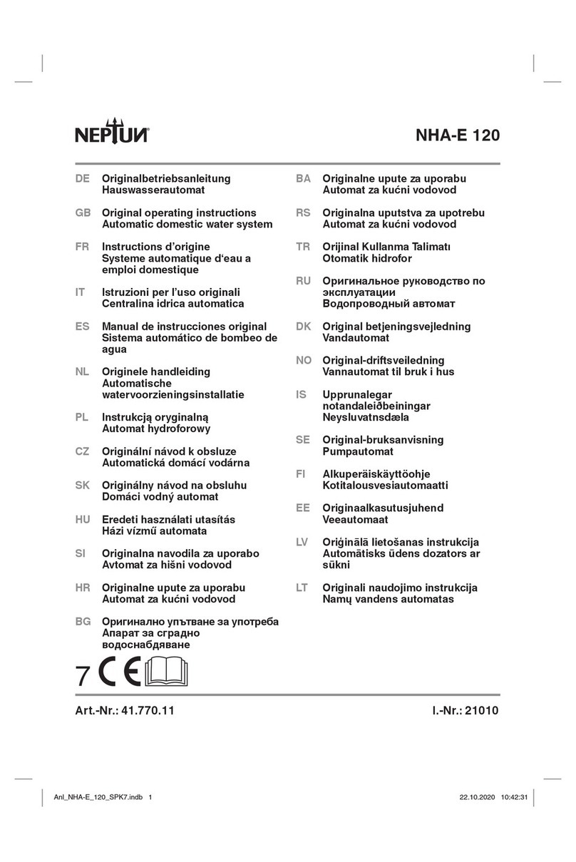 Neptun NHA-E 120 Original operating instructions