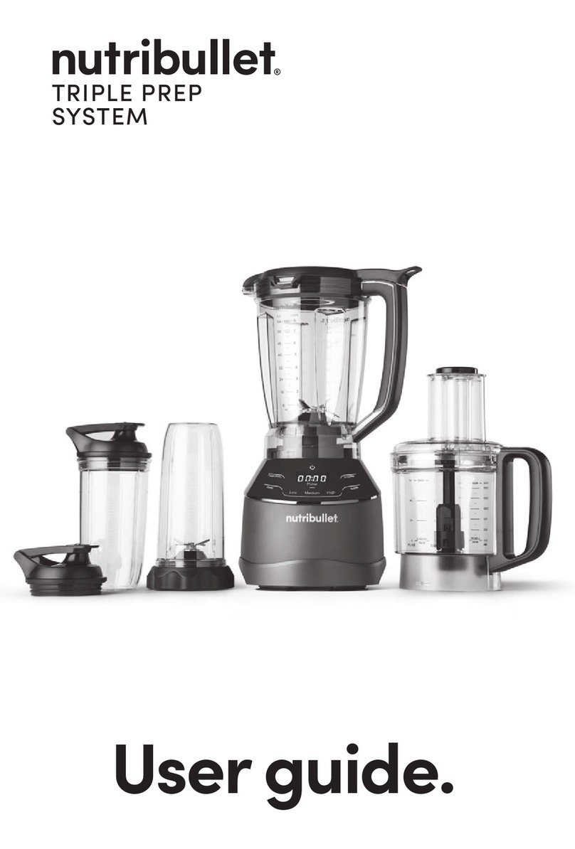 NUTRIBULLET NBP-200 User manual NUTRIBULLET NBP-200 User manual