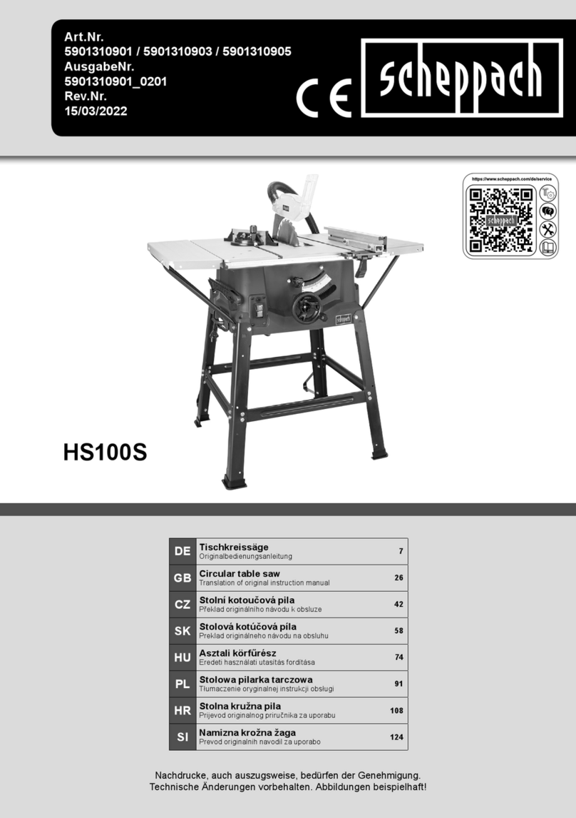 Scheppach HS100S Instructions for use