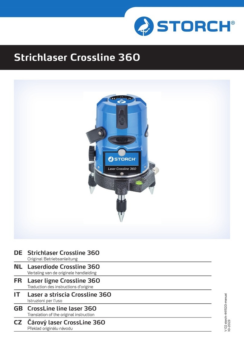 Storch CrossLine 360 Translation of the original instruction