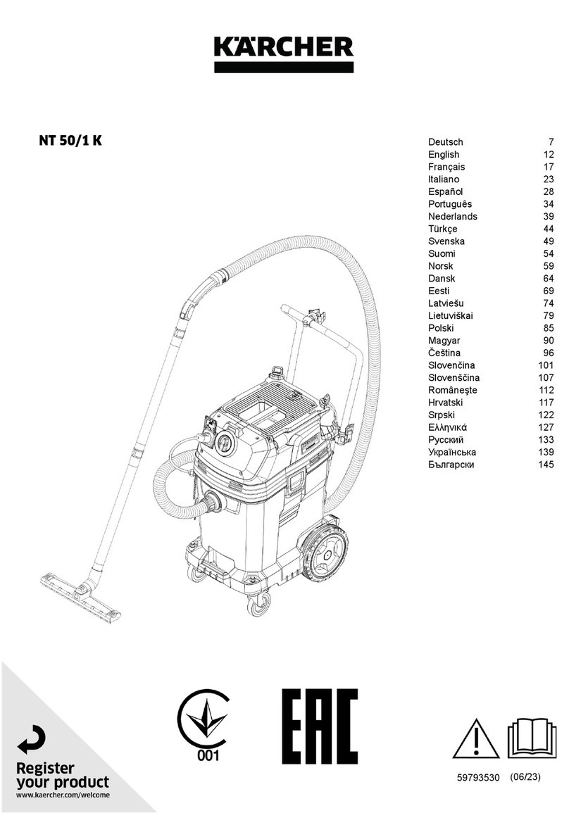 Kärcher NT 50/1 K User manual