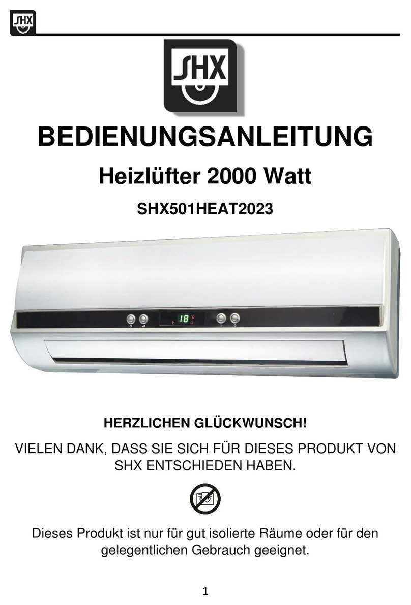 SHX SHX501HEAT2023 User manual