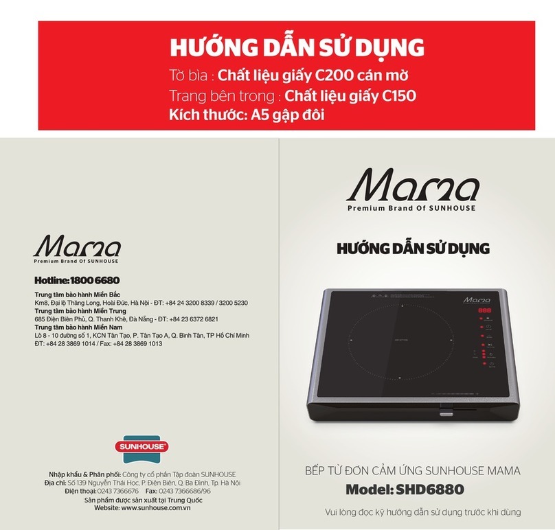 Sunhouse MAMA SHD6880 instruction manual