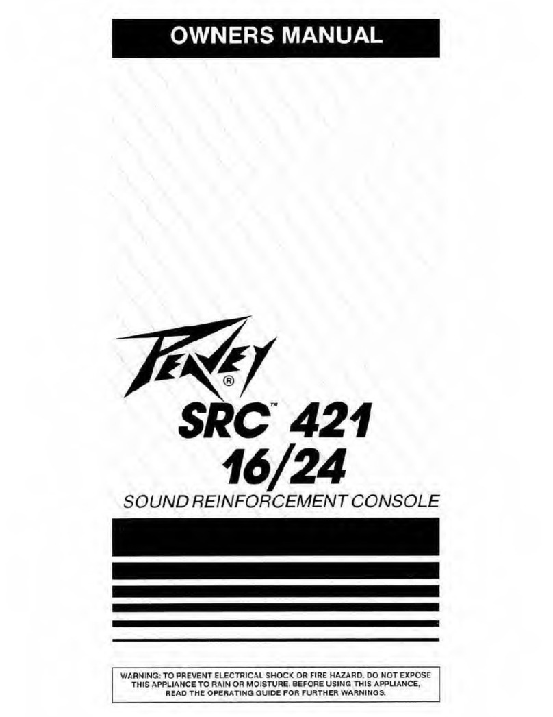Peavey SRC 421-16 owner's manual