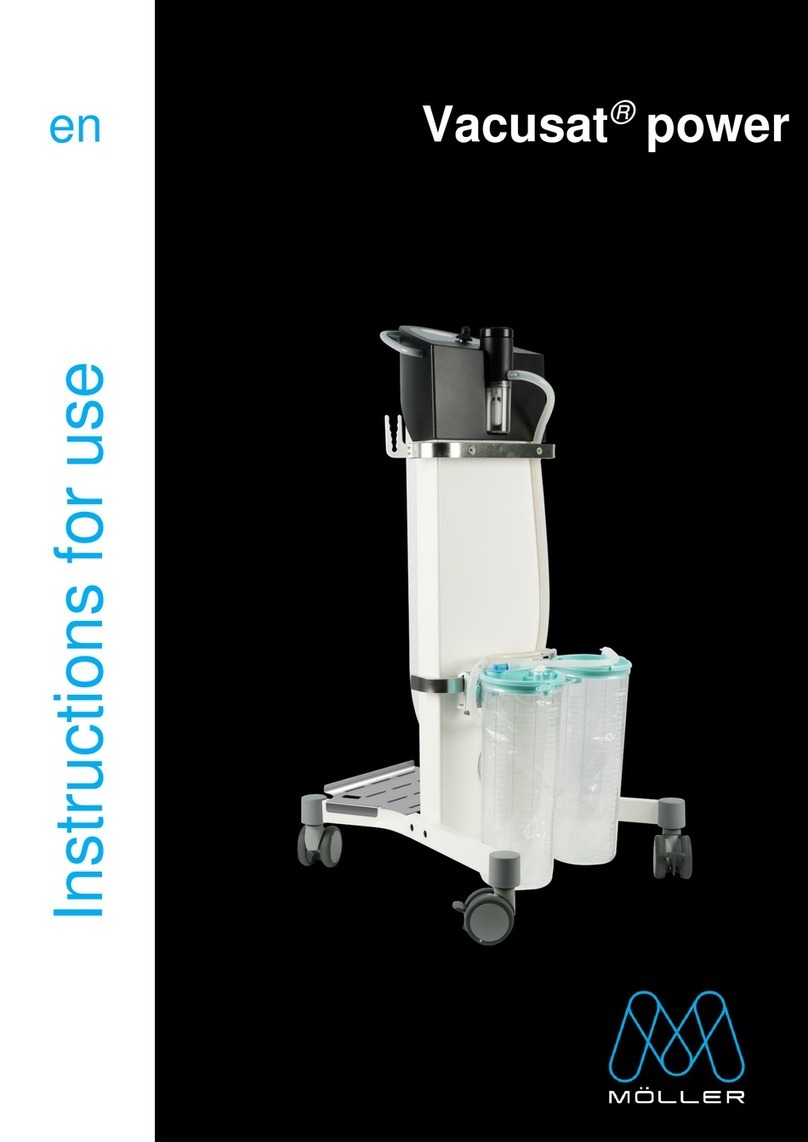 Moller Vacusat power Instructions for use