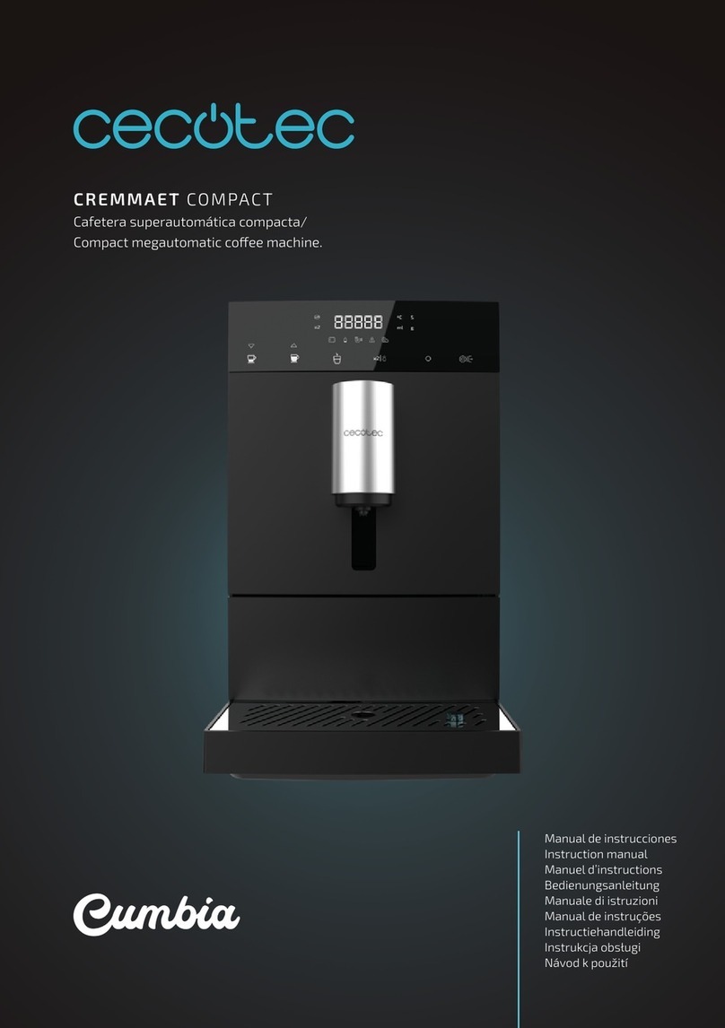cecotec Cumbia CREMMAET COMPACT instruction manual