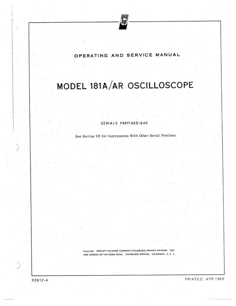 HP 181A Service manual