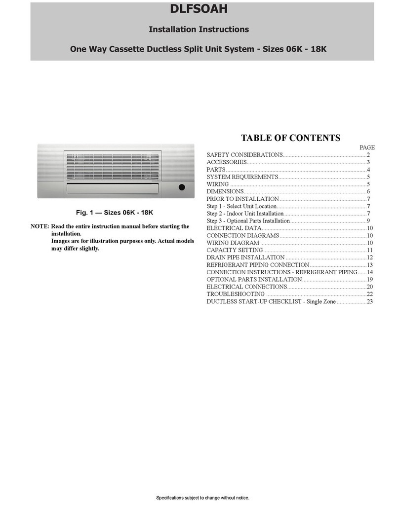 Carrier DLFSOAH User manual