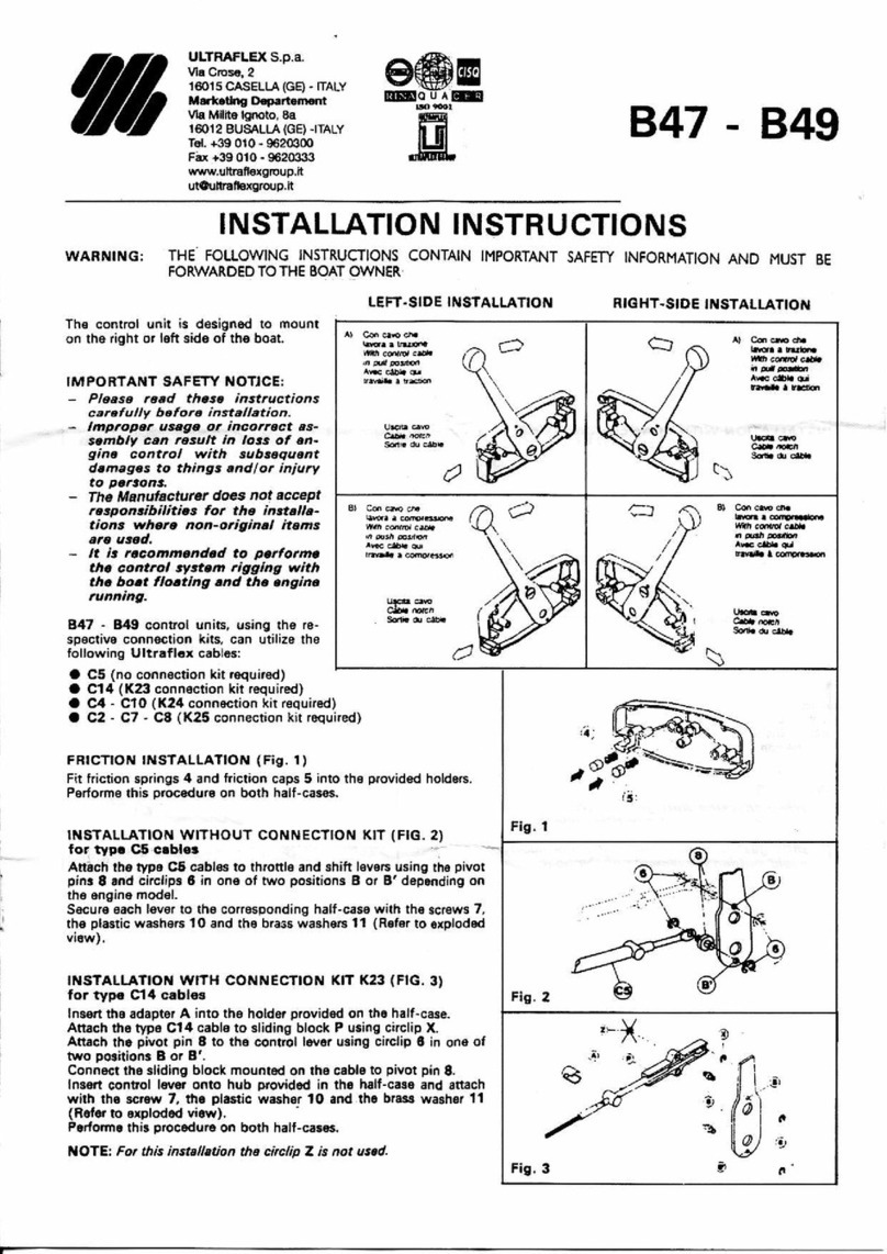 Ultraflex B47 User manual