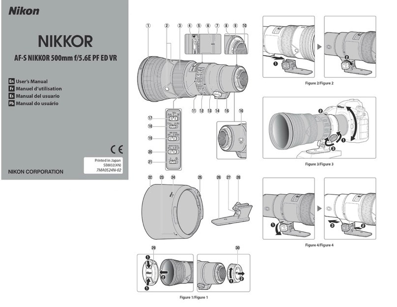 Nikon AF-S NIKKOR 500mm f/5.6E PF ED VR User manual