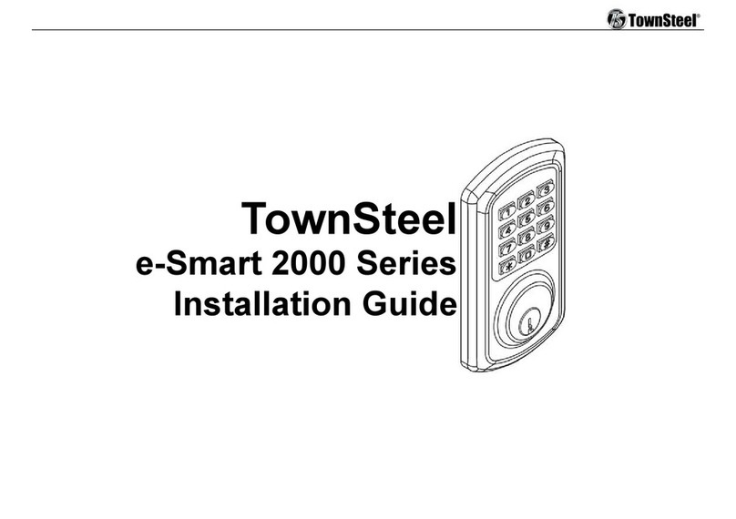 TownSteel e-Smart 2000 Series installation guide TownSteel e-Smart 2000 Series installation guide