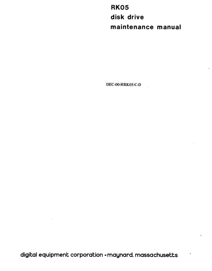 Digital Equipment RK05 Series User manual Digital Equipment RK05 Series User manual