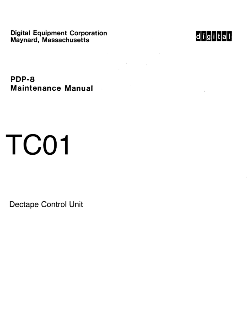 Digital Equipment PDP-8 User manual