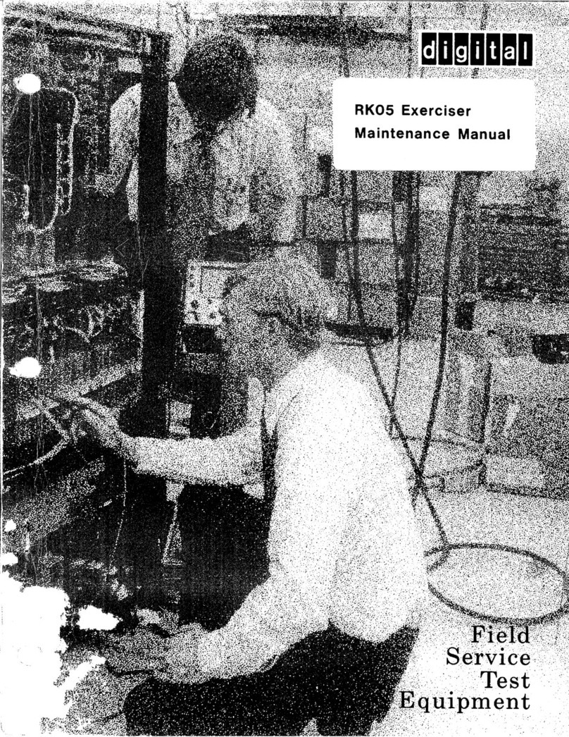 Digital Equipment RK05 Series Maintenance manual