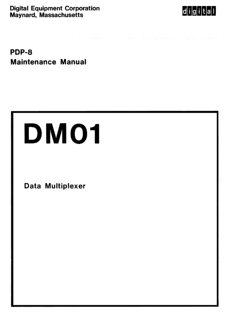 Digital Equipment PDP-8 User manual Digital Equipment PDP-8 User manual