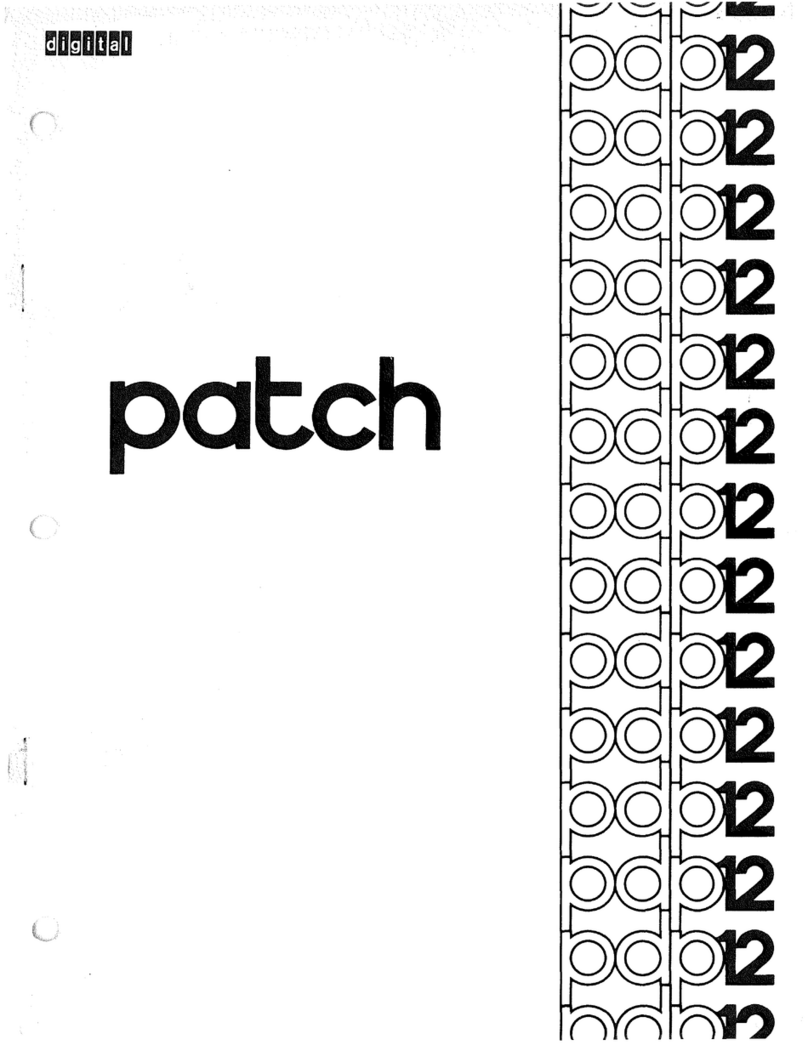 Digital Equipment PDP-12 User manual