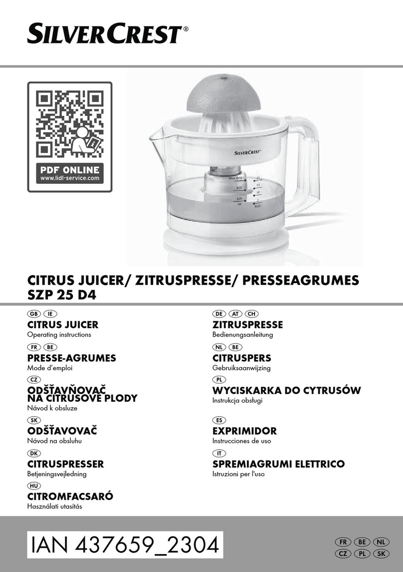 Silvercrest SZP 25 D4 User manual