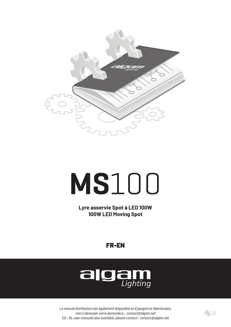 Algam Lighting MS100 User manual