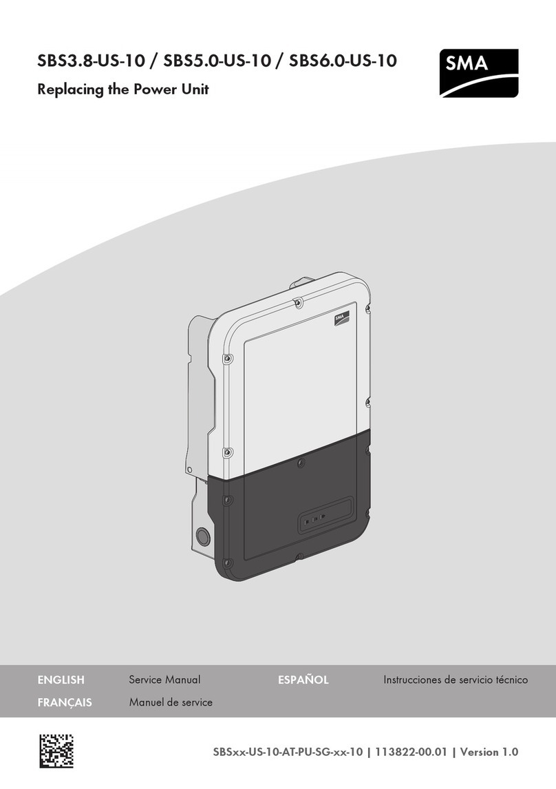 SMA SBS3.8-US-10 Service manual