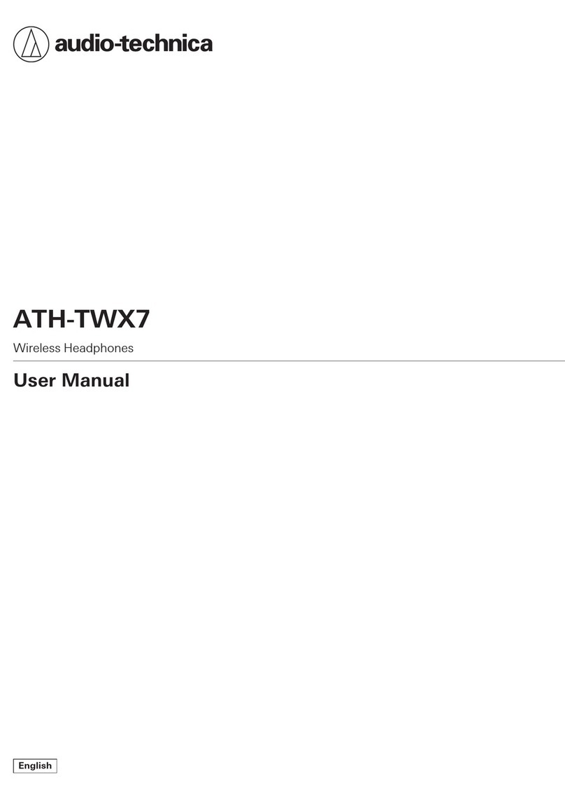 Audio Technica ATH-TWX7 User manual