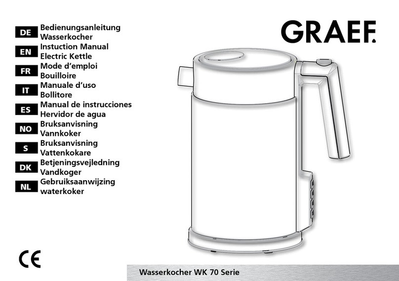 Graef WK 70 Series instruction manual