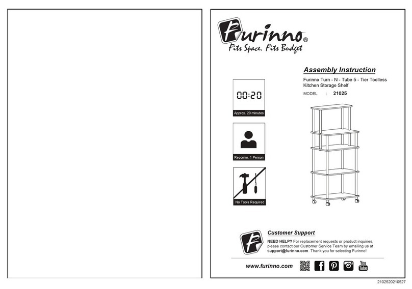 Furinno 21025 Assembly instruction