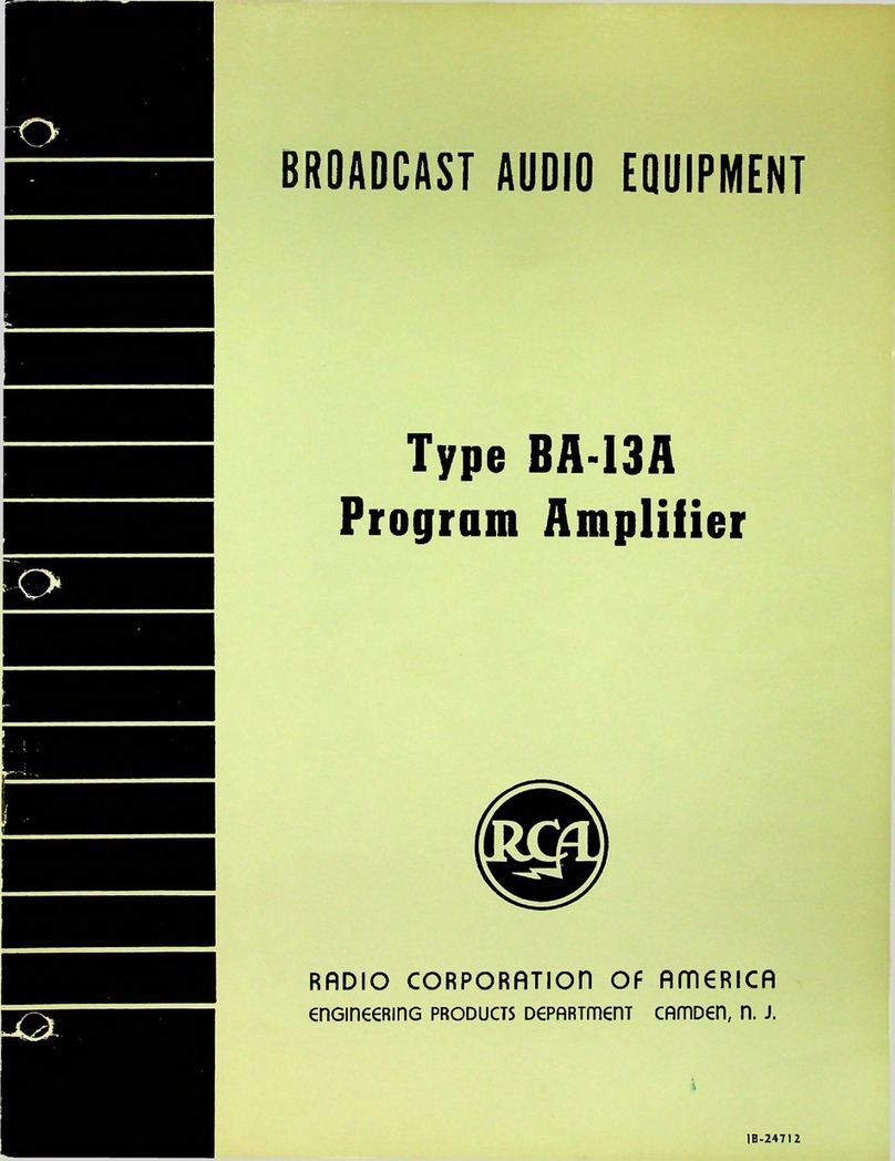 RCA BA-13A instructions