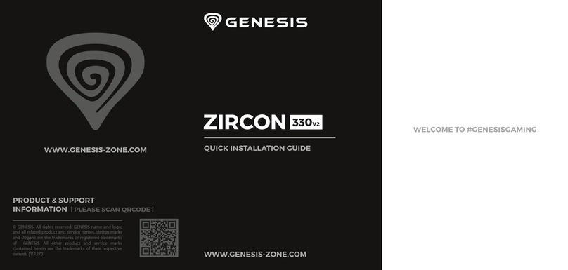 Genesis ZIRCON 330 V2 User manual Genesis ZIRCON 330 V2 User manual