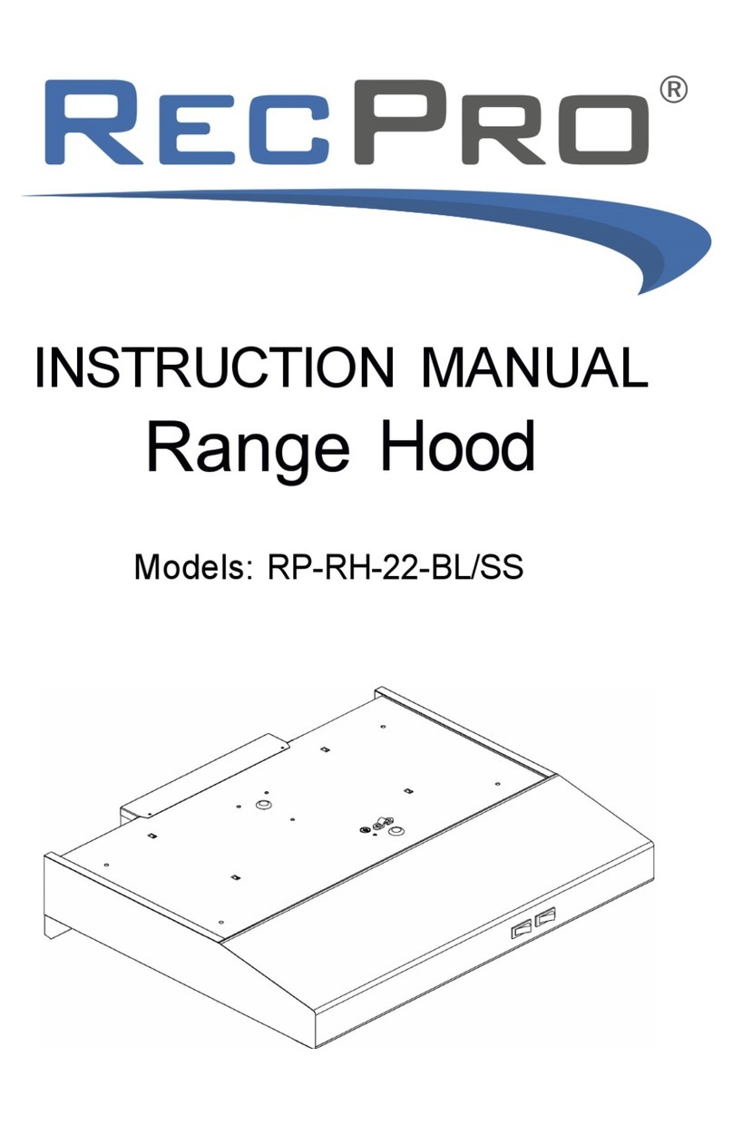 RecPro RP-RH-22-BL instruction manual